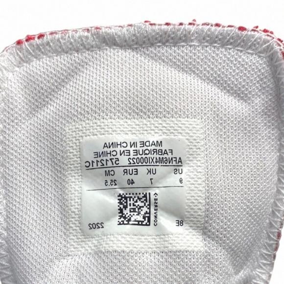 Converse Ctas Lugged Shoes High Women Size Black 571211C-WBWR Custom Canvas Red - Picture 11 of 12